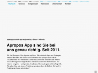 approppo.ch Webseite Vorschau