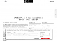 bammer-toyota.at Webseite Vorschau