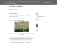 agrarjournalistin.blogspot.com Webseite Vorschau
