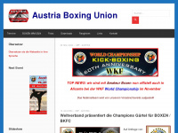 austria-boxing.at Webseite Vorschau