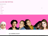 lavoixdesfemmes.org Webseite Vorschau