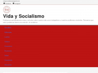 vidaysocialismo.com.ar Webseite Vorschau