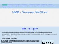 hoengener-musikhaus.de Webseite Vorschau