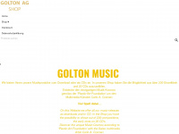 goltonmusic.com Webseite Vorschau