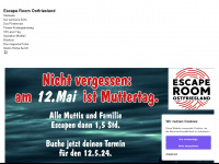 escaperoom-ostfriesland.de Webseite Vorschau