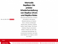 replicauhren.date Webseite Vorschau