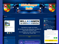 adria-camper-radio.de Webseite Vorschau
