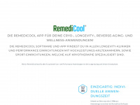 remedi-cool.com Webseite Vorschau
