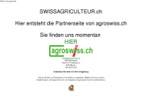 swissagriculteur.ch Webseite Vorschau