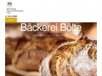 baeckerei-boelte.de Webseite Vorschau