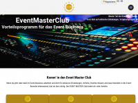 eventmaster.club Webseite Vorschau