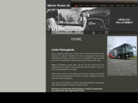 mahler-reisen.de Webseite Vorschau