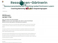 ressourcen-gaertnerin.ch Webseite Vorschau