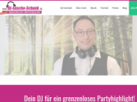 djsaschaschunk.de Webseite Vorschau