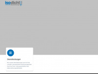 isodicht.ch Webseite Vorschau