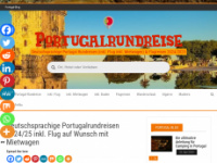 portugalrundreise.de Webseite Vorschau