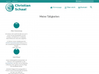 christian-schaal.de Webseite Vorschau