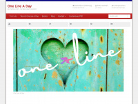 onelineaday.de Webseite Vorschau