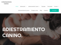 adiestramientocaninochile.cl Webseite Vorschau