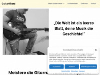 guitar4hero.de Webseite Vorschau