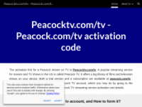 peacock4tv.com