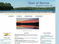 townofbarneswi.gov Webseite Vorschau