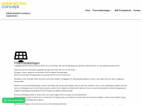 solarstrom-concept.eu Webseite Vorschau