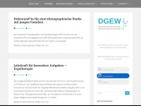dgew.info Webseite Vorschau