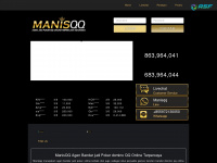 manisqq.com Webseite Vorschau