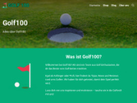 golf100.de Webseite Vorschau