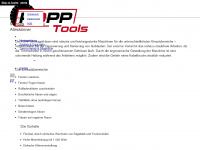 popp-tools.de Webseite Vorschau