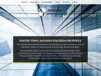 fenster-adoma.ch Webseite Vorschau