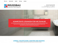 reussbau-haustechnik.ch Webseite Vorschau