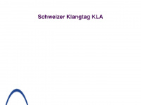 klangtag.ch Webseite Vorschau