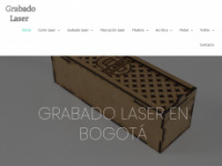 grabadolaserbogota.com Webseite Vorschau