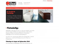 dual-platten.ch Webseite Vorschau