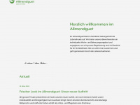 allmendguet.ch Webseite Vorschau