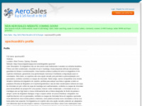 aerosales.co.uk Webseite Vorschau