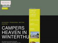 campers-heaven.ch Webseite Vorschau