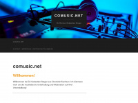 comusic.net Webseite Vorschau