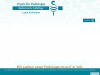lk-podologie.de Webseite Vorschau
