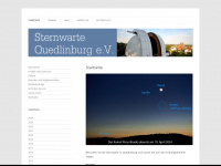 sternwarte-quedlinburg.de Webseite Vorschau