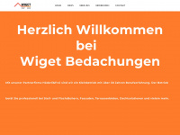 wiget-bedachungen.ch Webseite Vorschau