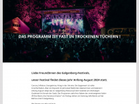 galgenberg-festival.de Webseite Vorschau