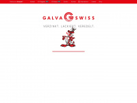 galvaswiss.ch Webseite Vorschau