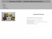 gardinen-scherzer-rakus.de Webseite Vorschau