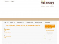 garnihotelschumacher.de Webseite Vorschau