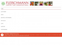 gartenbau-fleischmann.de Webseite Vorschau