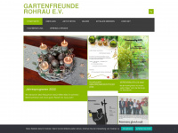 gartenfreunde-rohrau.de Webseite Vorschau