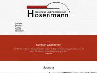 gasthaus-hosenmann.de Webseite Vorschau
